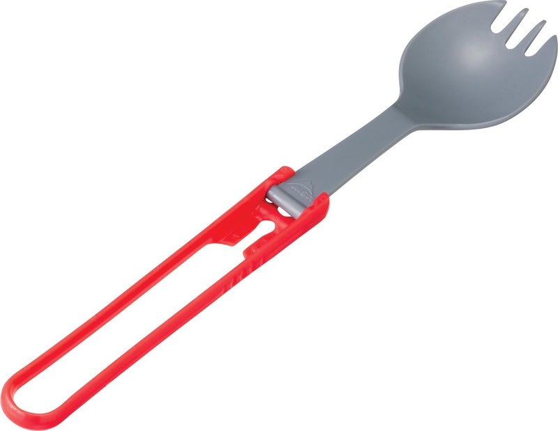 MSR Folding Camping Spork Red - Image 1